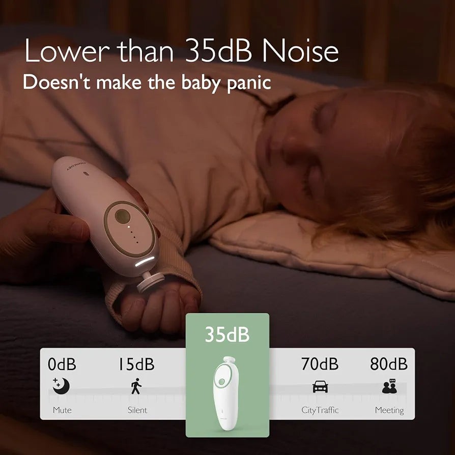 Gentle Baby Nail Trimmer Electric Rechargeable
